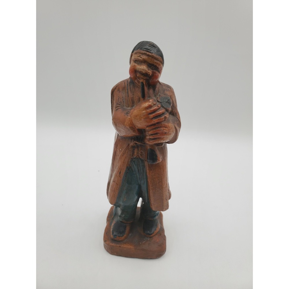 Vtg Jazz Horn Player Musician Black African American 6" Resin Figurine